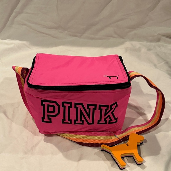 Pink Victorias Secret | Hot pink insulated cooler bag BNWT - Picture 1 of 4